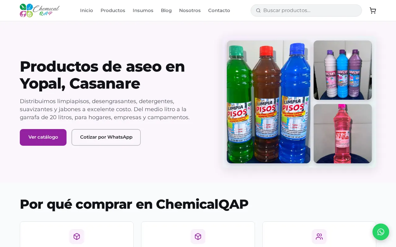 Captura de ChemicalQAP